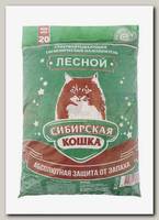 Наполнитель для кошачьего туалета Сибирская Кошка Лесной, древесный