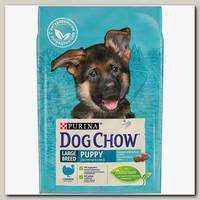 Сухой корм для щенков крупных пород Dog Chow Puppy Large Breed, с индейкой
