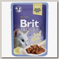 Консервы для кошек Brit Premium Jelly Beef fillets Кусочки из филе говядины в желе