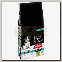Корм для щенков средних пород 10-25 кг Pro Plan Puppy Medium Sensitive Digestion с комплексом Optidigest с чувствительным пищеварением, со вкусом ягненка