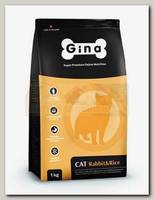 Сухой корм для кошек Gina Cat Rabbit&Rice