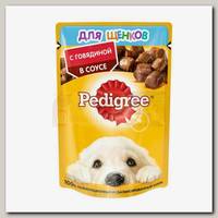 Консервы для щенков Pedigree с говядиной (пауч)