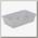 Туалет для кошек Georplast Mid Rectangular пластик, 39х24х11см