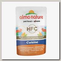 Корм для кошек Almo Nature Rouge Label Холистик с куриным филе и сыром (пауч)