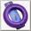 Тренировочный снаряд для животных Puller Maxi, диаметр 30 см, фиолетовый