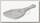 Совок для туалета животных Georplast Diapason, 25x11,5 см